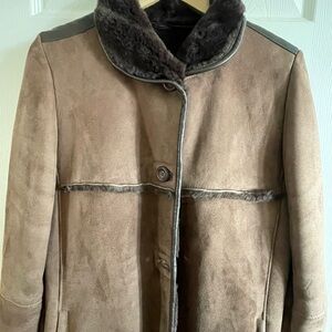 Brown Shearling Coat
